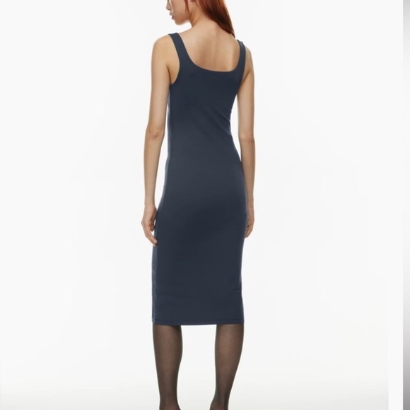 Aritzia Babaton Navy Midi Tank Dress Size XS - Picture 3 of 10